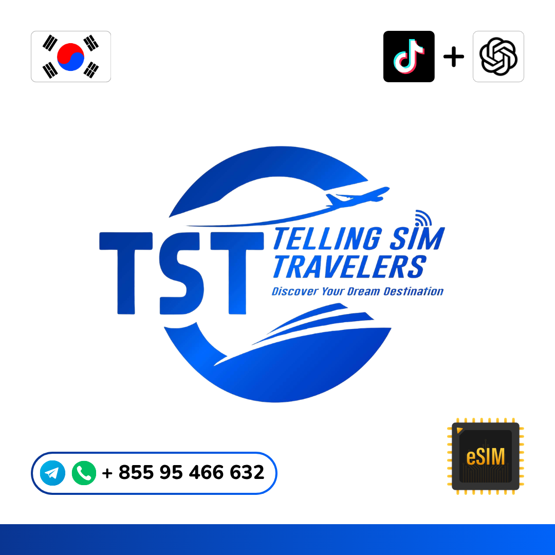 South Korea eSIM (TikTok + ChatGPT)